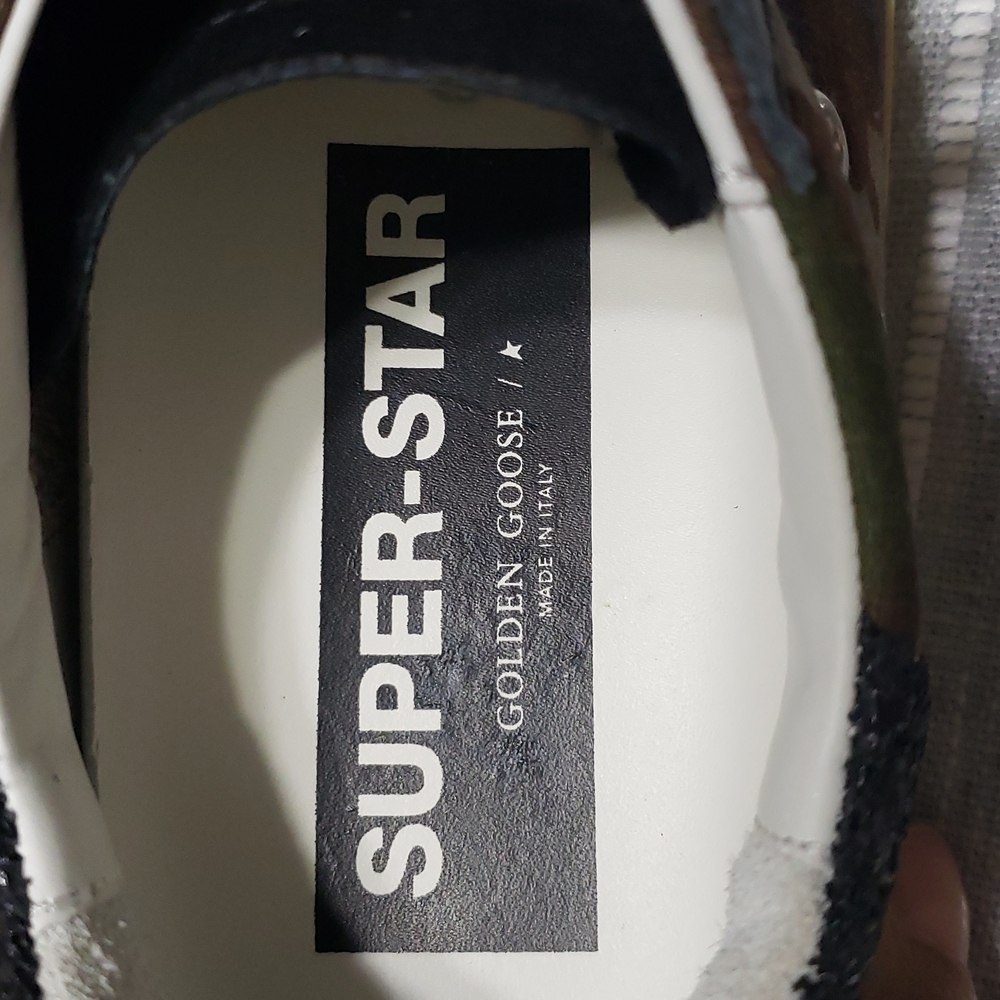 Golden Goose Camouflage and Black Sneakers - Picture 10 of 16